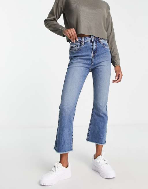 Cropped kick hot sale flare