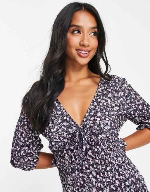 Miss Selfridge Petite Ditsy Plisse Jumpsuit, Miss Selfridge Plisse  Jumpsuit