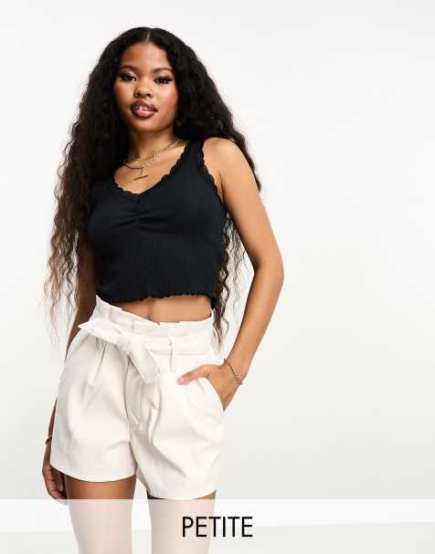 Black top 2024 white shorts