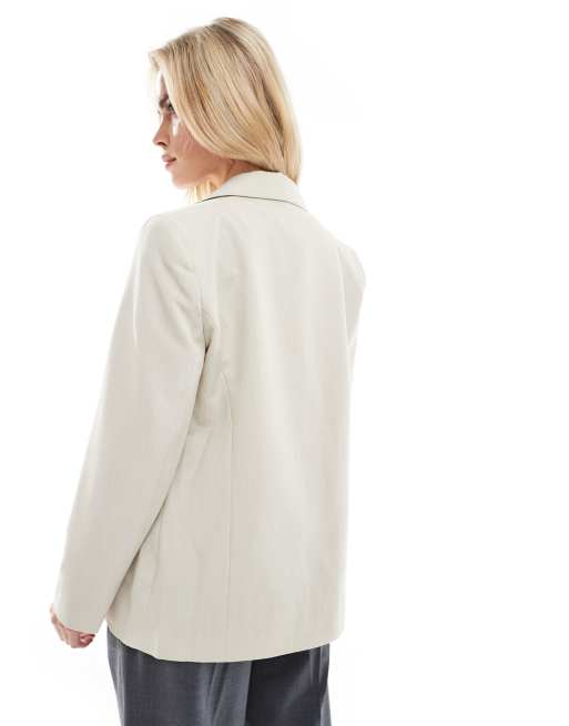 Miss Selfridge Petite – Essential – Kamiennobeżowa marynarka, 3 z 4