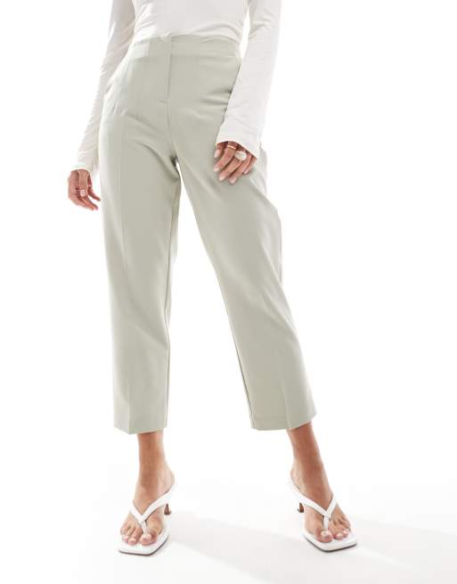 Miss Selfridge Petite – Essentials – Kakifärgade cigarettbyxor, 2 av 5
