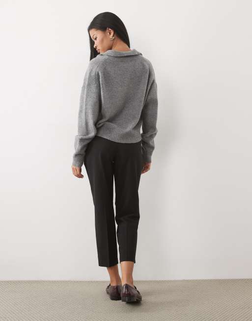 Miss Selfridge Petite - Essentials - Pantalon cigarette - Noir, 5 de 5