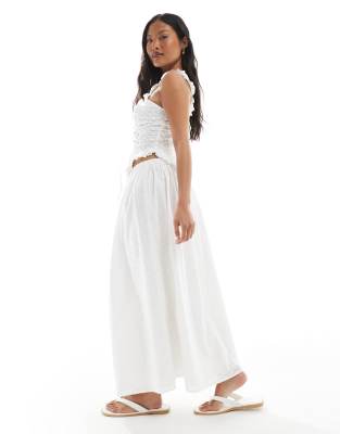 Miss Selfridge Petite Eyelet Maxi Skirt