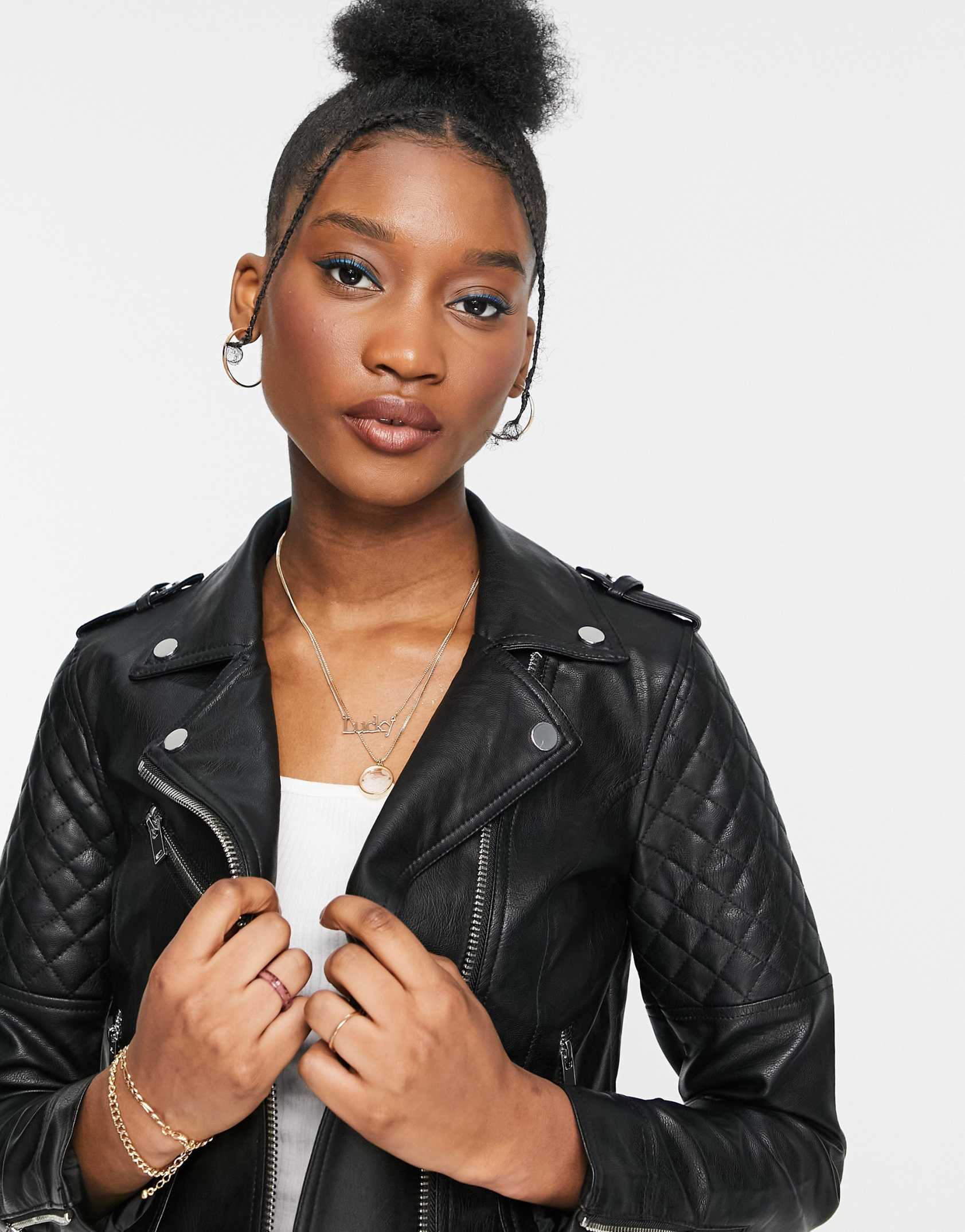 Miss selfridge leather biker jacket best sale