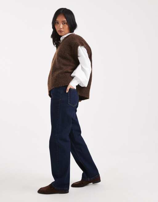 Miss Selfridge Petite - Indigoblå jeans med lige ben, 3 af 5
