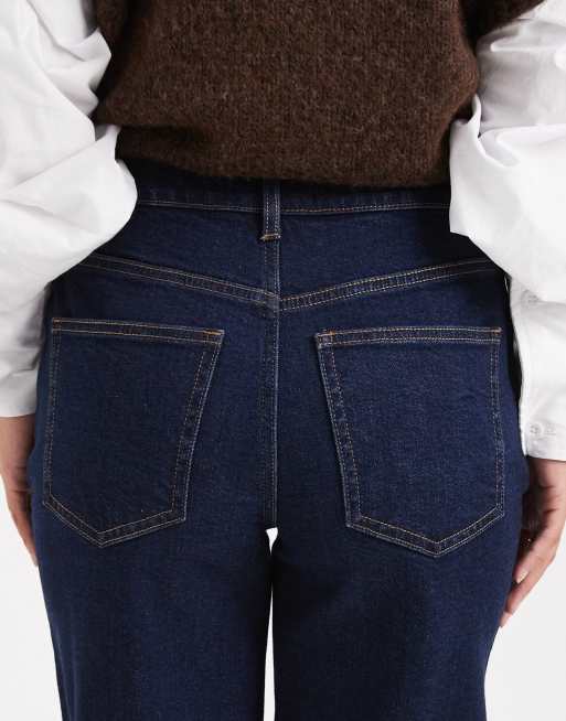 Miss Selfridge Petite - Indigoblå jeans med lige ben, 4 af 5