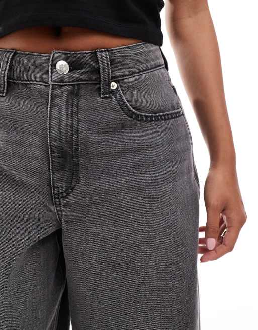 Miss Selfridge Petite - Jean baggy - Gris délavé, 5 de 5