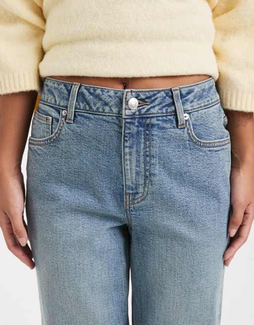 Miss Selfridge Petite - Jean droit à délavage effet sali, 5 de 5