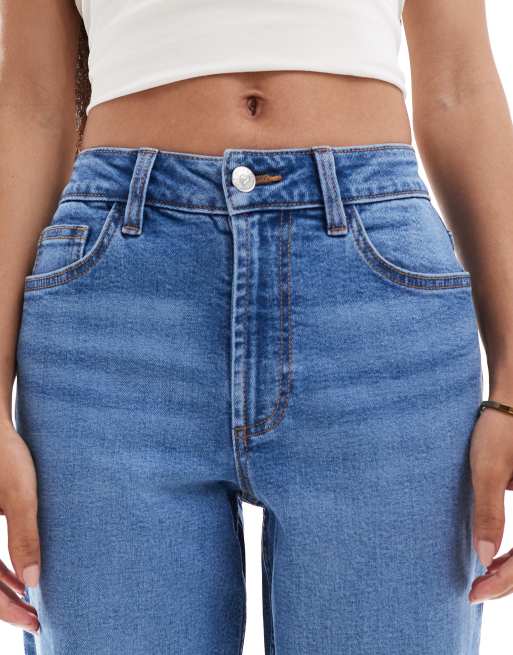 Miss Selfridge Petite - Jean mom - Bleu moyen délavé, 5 de 5