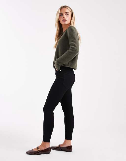 Miss Selfridge Petite - Jean skinny - Noir délavé, 3 de 5