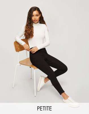 Miss Selfridge Petite skinny jeans in black - ASOS Price Checker