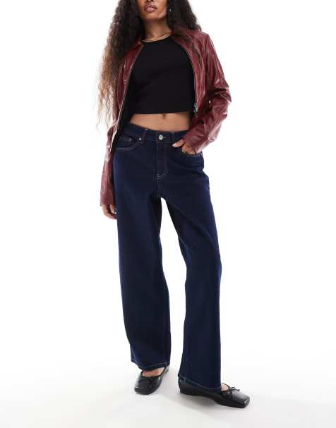 Miss Selfridge Petite - Jeans extra ampi indaco - view 1