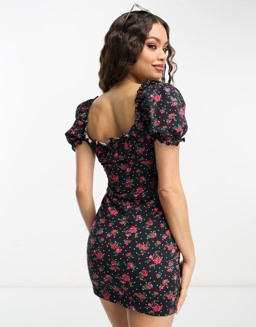 Milkmaid bodycon clearance dress