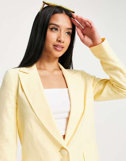 Petite 2025 yellow blazer