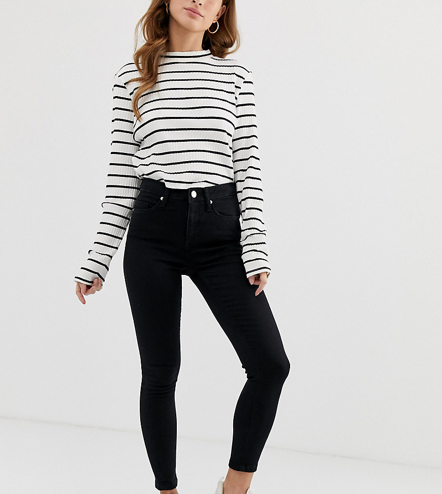 Miss Selfridge Petite - Lizzie - Skinny jeans in zwart