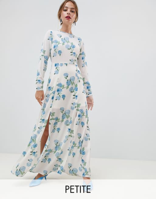 Miss Selfridge Petite maxi dress in floral print | ASOS