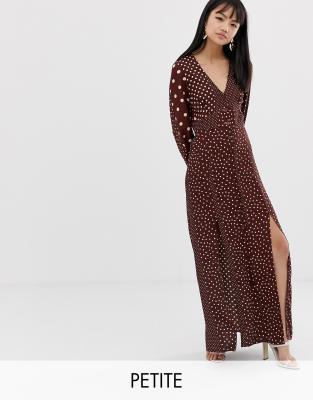 miss selfridge petite maxi dress