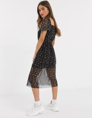 miss selfridge petite midi dress