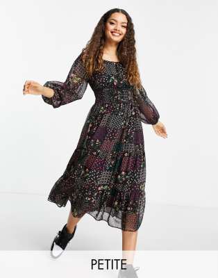 miss selfridge petite midi dress