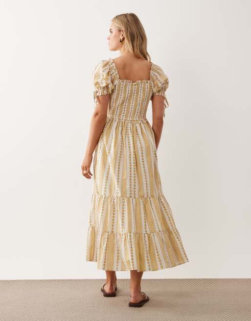 milkmaid corset dress Isabella Milkmaid Corset Dress – Dianara main image 1