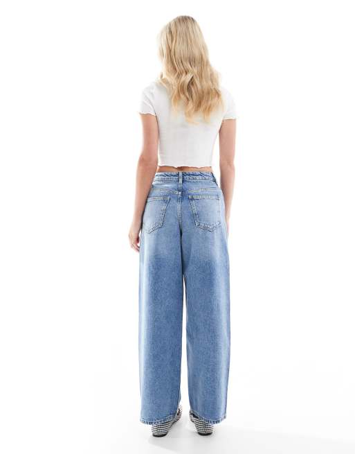 Miss Selfridge Petite – Niebieskie jeansy baggy, 2 z 5