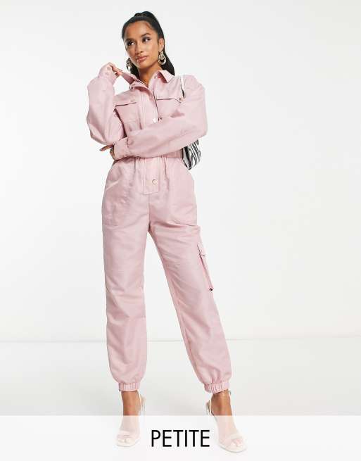 Asos pink hot sale denim boiler suit