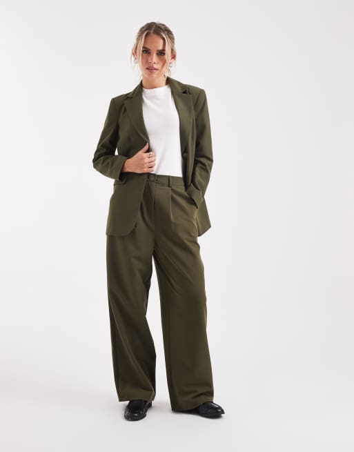 Miss Selfridge Petite – Oliwkowa marynarka oversize, 2 z 4