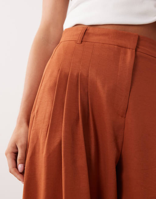 Miss Selfridge Petite - Pantalon ajusté coupe ballon - Rouille, 5 de 5