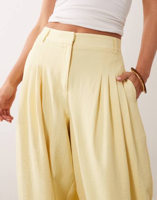 Miss Selfridge Petite - Pantalon habillé bouffant - Babeurre, 4 de 5