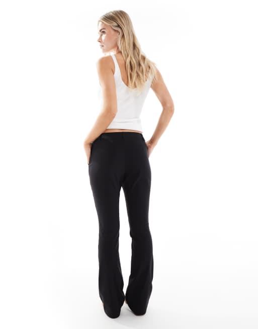Miss Selfridge Petite - Pantalon habillé d'ensemble en bengaline - Noir, 3 de 5