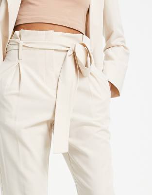 miss selfridge petite paperbag trousers