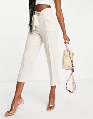 miss selfridge petite paperbag trousers