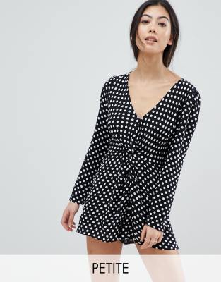 miss selfridge spotty jumpsuit