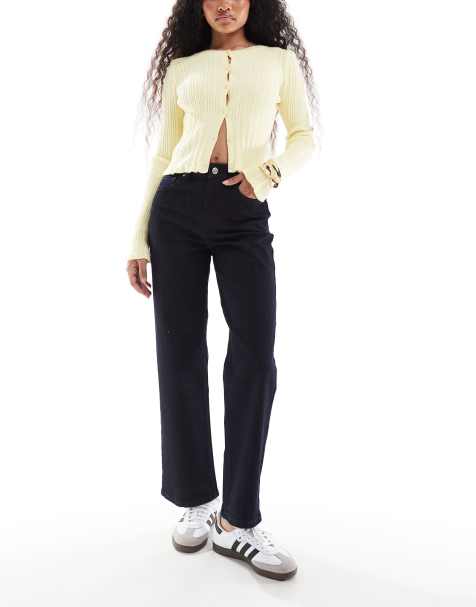 Miss Selfridge Petite - Rechte jeans in indigo wassing - view 1