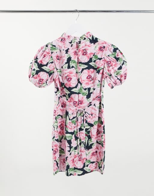Miss Selfridge Petite - Robe en popeline à fleurs, 2 de 4