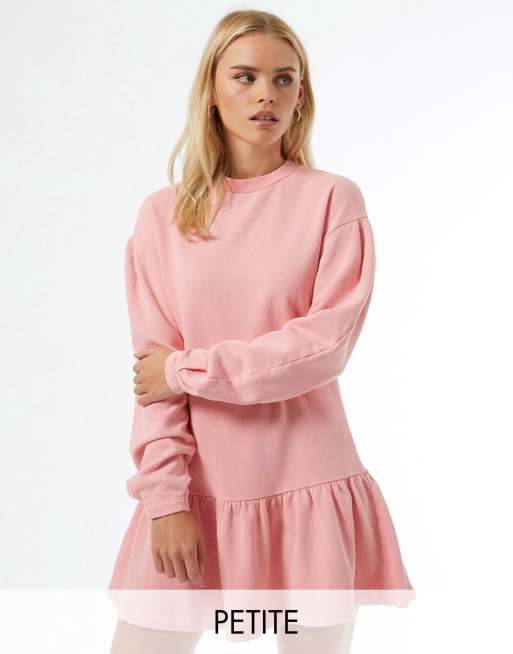 Miss Selfridge Petite Robe sweat Rose ASOS