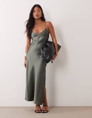 Satin slip dress