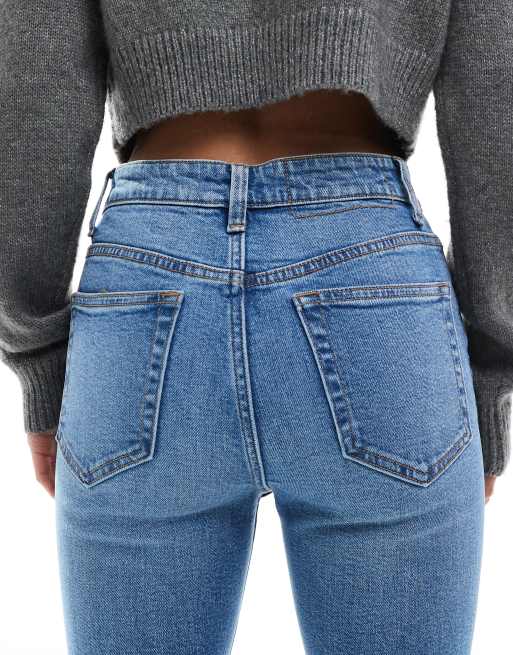 Miss Selfridge Petite – Skinny Jeans in mittelblauer Waschung, 5 von 5