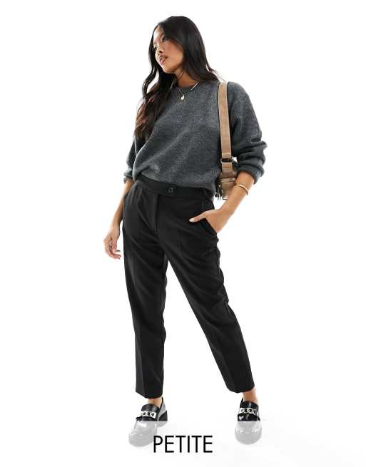 Cigarette Pants in Black Gingham