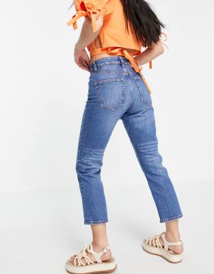 miss selfridge petite mom jeans