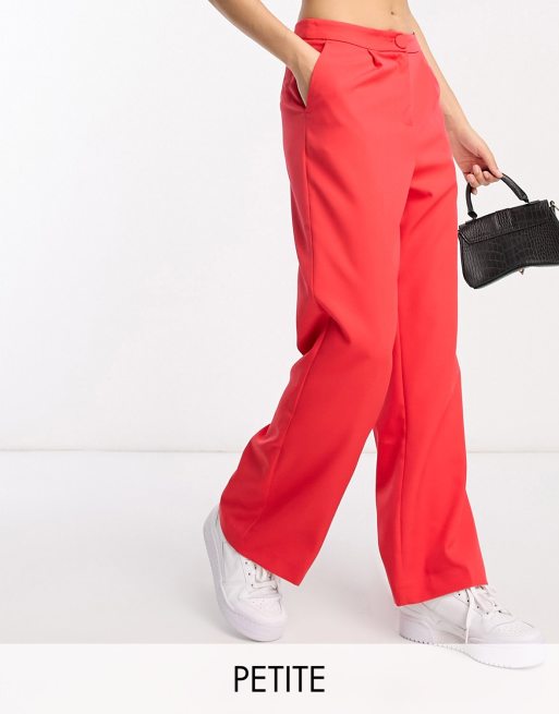 Petite 2025 red trousers