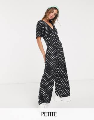 miss selfridge polka dot jumpsuit