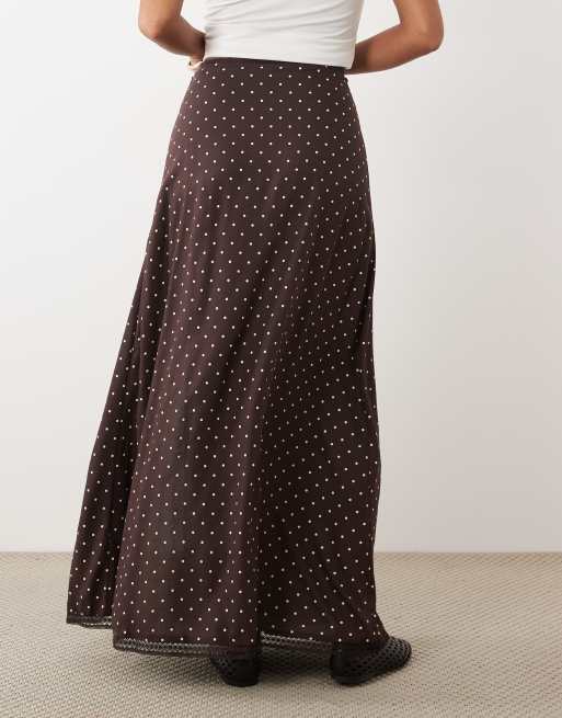 Miss Selfridge petite spun column maxi skirt with split, 5 of 5
