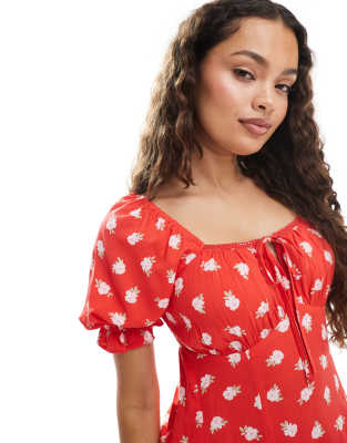 Miss Selfridge Petite Spun Tea Maxi Dress