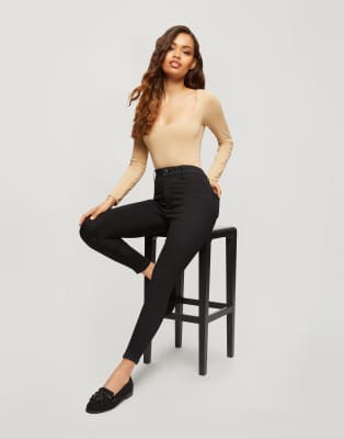 miss selfridge petite black jeans