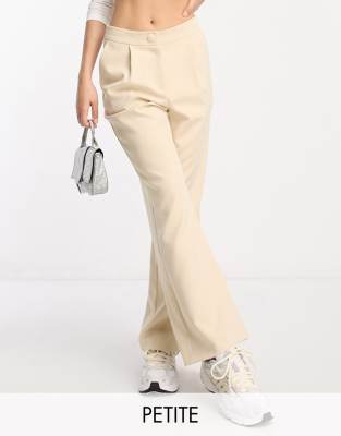 Shop Miss Selfridge Straight Leg Slouchy Dad Pant In Neutral
