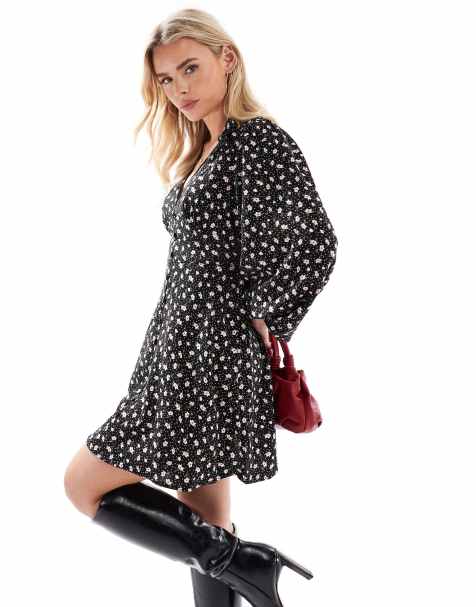 Miss Selfridge Petite – Sukienka mini w drobny kwiatowy wzór - view 1