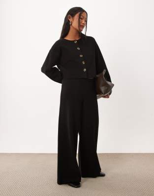 Miss Selfridge Petite Super Soft Pants In Black