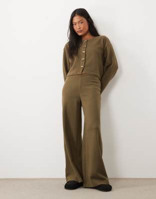 Miss Selfridge Petite Super Soft Trouser Co-ord In Green
