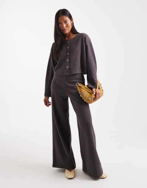 Miss Selfridge Petite - Superblød koksgrå cardigan, 2 af 4